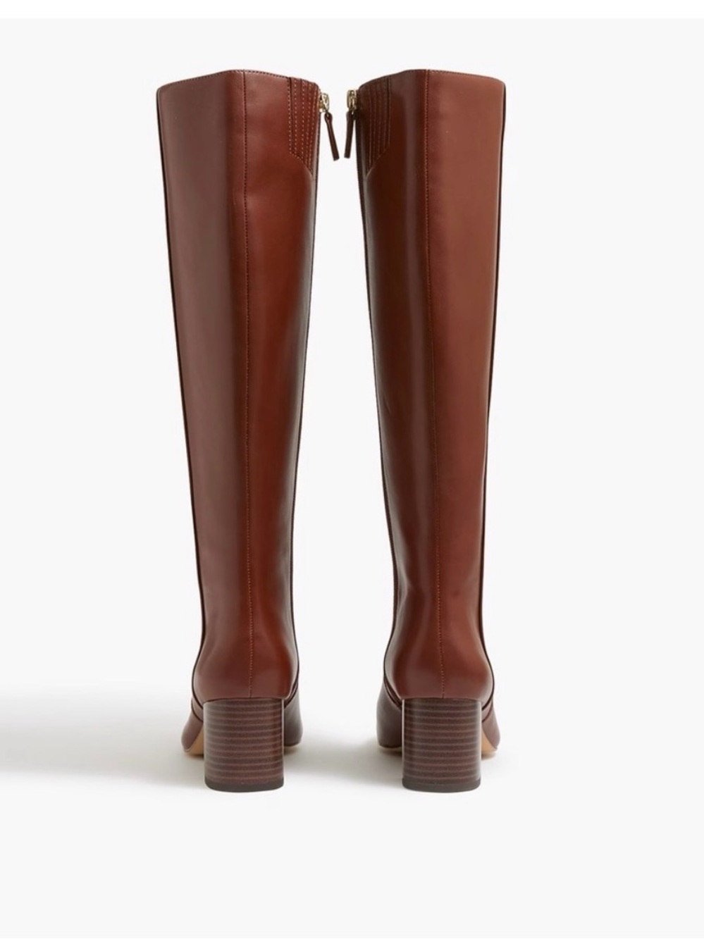 J. Crew Tall Leather Riding Boots in Chestnut Brown - Picture 2 of 10